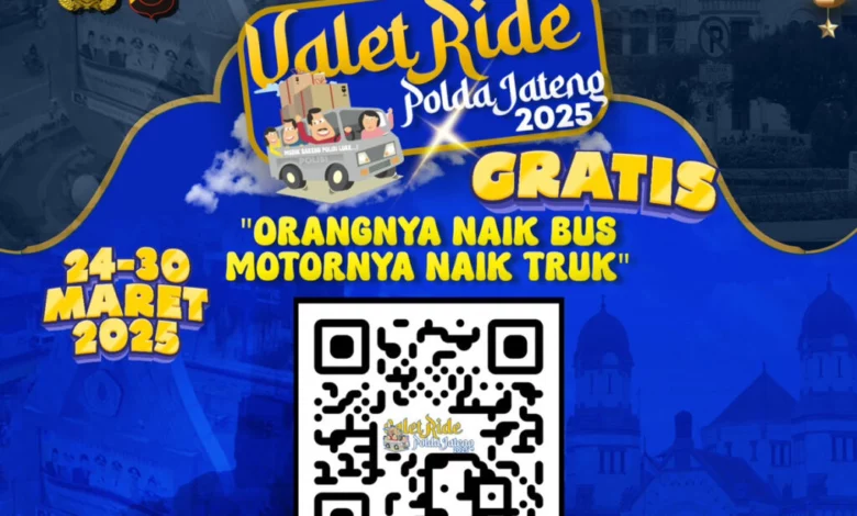 Polda Jateng Luncurkan Program Valet Ride Gratis Polda Jateng Luncurkan Program Valet Ride Gratis