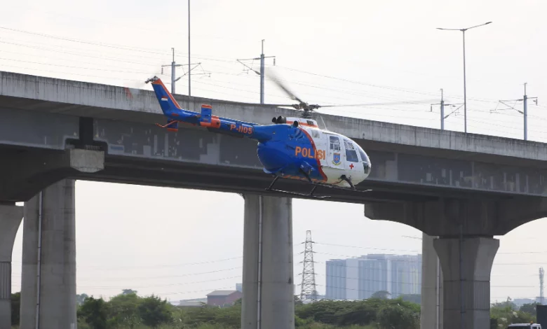 Polisi Siagakan Heli Ambulans Arus Mudik di Tol Trans Jawa Polisi Siagakan Heli Ambulans Arus Mudik di Tol Trans Jawa