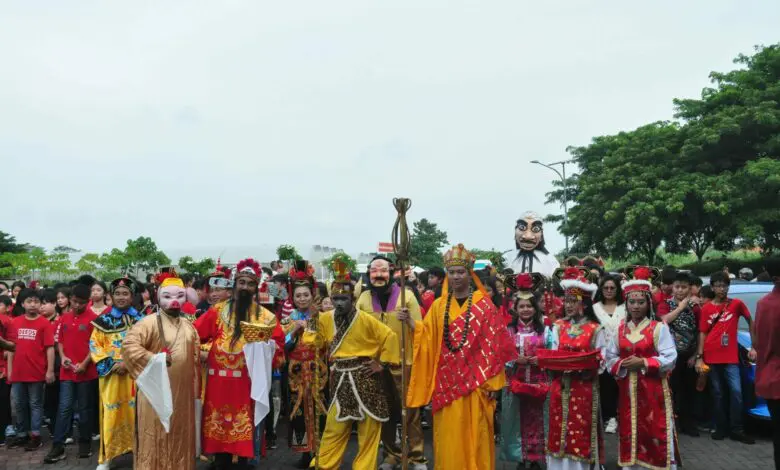 FOTO: Perayaan Cap Go Meh di Sekolah Nasional Karangturi Semarang