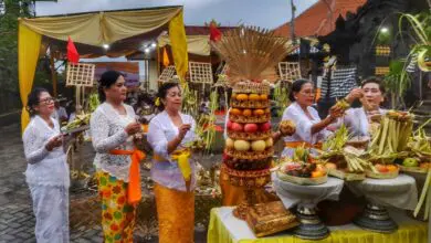FOTO: Ritual Tawur Agung Sambut Hari Nyepi di Semarang