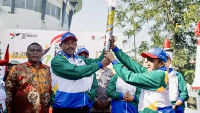 Pj Gubernur Jateng Lepas Kirab Obor Peparnas XVII