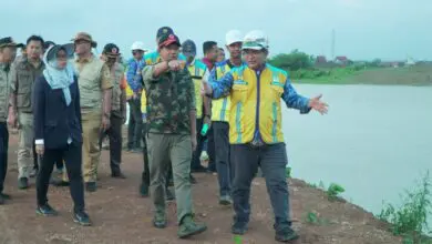 Kepala BNPB Tinjau Kondisi Tanggul Sungai Wulan Demak