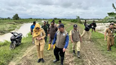 Respon Cepat Bupati Atasi Jebolnya Tanggul Sungai Cabean