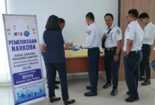 Antisipasi Penyalahgunaan Narkoba Petugas, KAI Daop 4 Lakukan Tes Urine