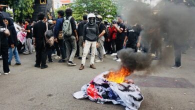 Empat Orang Diamankan dalam Aksi Unjuk Rasa di Semarang