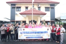 Polres Demak dan Jurnalis Kota Wali Gelar Baksos di Lokasi Banjir