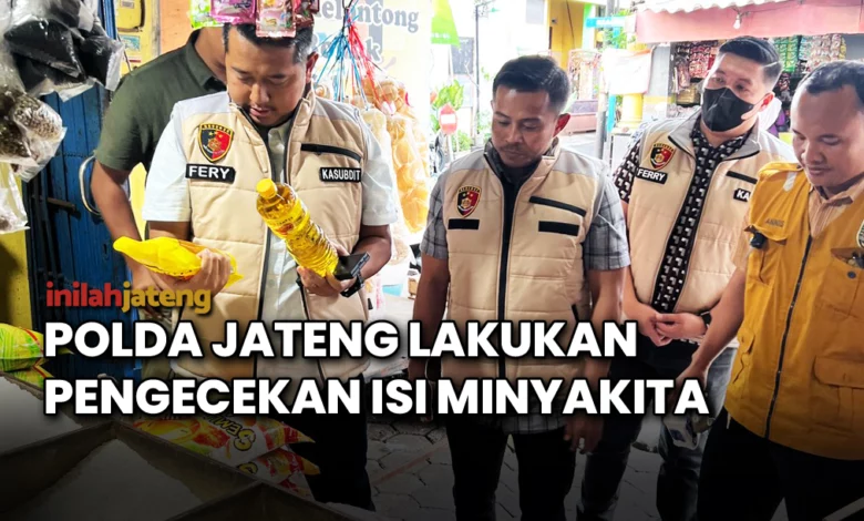Polda Jateng Cek Takaran MinyaKita di Pasar
