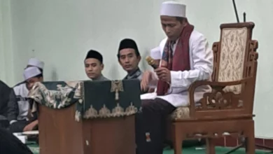 Ratusan Santri Ikuti Pengajian Akbar di Masjid Jami Alqodar Sendangmulyo